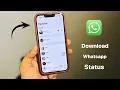 Download Lagu How to download WhatsApp Status in any iPhone - How to save WhatsApp video Status MP3