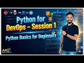 Python for DevOps Session 1 Python Basics for Beginners AWS DevOps Telugu