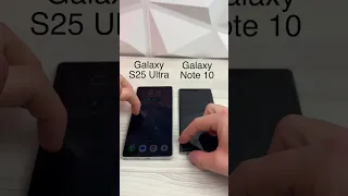 Galaxy S25 Ultra Vs Galaxy Note 10 Brightness Test Wait Until The End Samsung Tech Shorts 