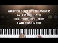 TRUST IN YOU - Instrumental & Lyric Video