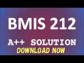 BMIS212 BMIS 212 All Assignments 1 2 3 4 5 6 7 8