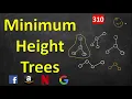 Minimum Height Trees LeetCode 310 C Java Python