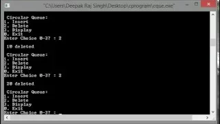Circular Queue in C
