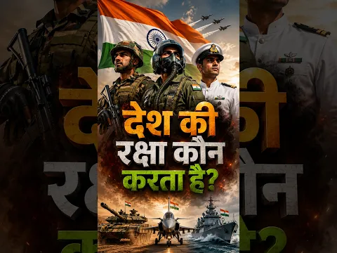 देश की रक्षा कौन करता है? 🇮🇳😱 ये हर भारतीय को जानना चाहिए! #UnseenGK #India #GK