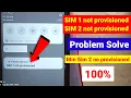 How to Fix SIM Not Provisioned Sim problem solve sim not provisioned problem solve