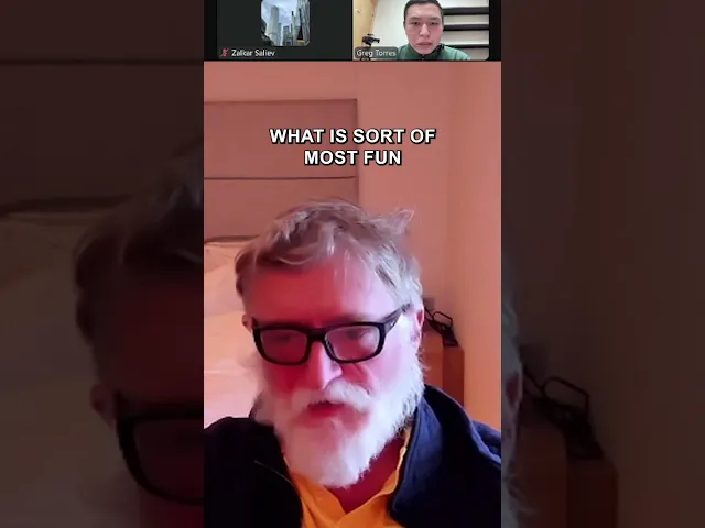 Gabe Newell explains his daily routine. #gabenewell #gaben #valve #steam #interview