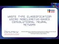 ICISS 2026 Waste Type Classification Using MobileNetV2-Based Convolutional Neural Network