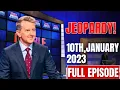 Jeopardy 10th January 2023 Full Episode