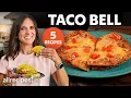 I Made 5 Taco Bell Favorites at Home Crunchwrap Supreme Mexican Pizza Baja Blast More