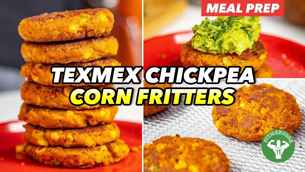 Meal Prep - Tex Mex Chickpea Corn Fritters