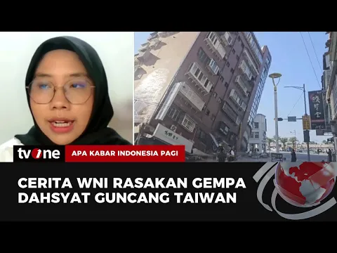 Detik-detik Kesaksian WNI Diguncang Gempa Dahsyat Taiwan
