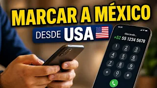 How to dial from the United States to Mexico correctly
