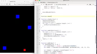 Learning HTML and JavaScript with a Simple Shooting Game Lesson 6