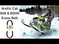 Hunterworks Snowmobile Belt for Arctic Cat 858 8000 Series All Models