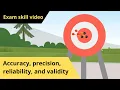 Exam skill - Accuracy precision reliability and validity