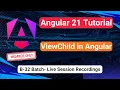 ViewChild In Angular 21 Angular 21 Tutorial