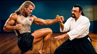Steven Seagal Uses Taichi To Dismantle Muay Thai Fighters !