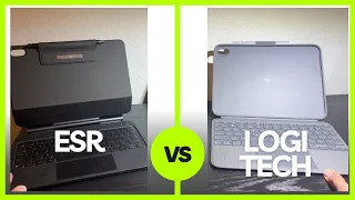Keyboard case SHOWDOWN ESR Magic Keyboard vs Logitech Combo Touch for Ipad A16