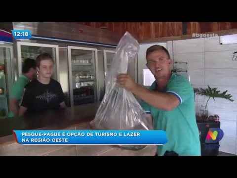 Pesque-pague é opção de turismo e lazer na região Oeste
