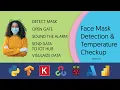 Mask Detection and Temperature Checkup with IoT Raspberry Pi TensorFlow OpenCV Azure IoT