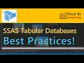 SSAS Tabular Best Practices to Follow When Importing Data