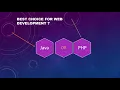 Which is the Best Choice For Web Development Java or PHP Java Vs PHP