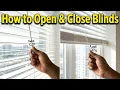 How To Raise Lower Open Window Blinds Like a Pro