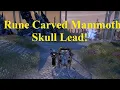 ESO Rune Carved Mammoth Skull Lead
