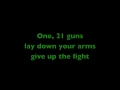 Download Lagu Green Day - 21 guns with lyrics