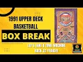 1991 Upper Deck Basketball Box Rip to Chase Michael Jordan Basketball Cards Holograms