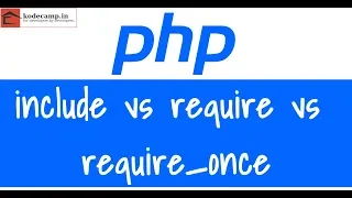 Php Core 08 importing a file include vs require vs require - once
