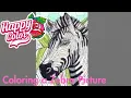 Happy Color for Android Coloring a Zebra Picture