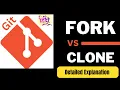 Git Fork vs Clone What s the Difference Detailed in HINDI Create Fork and Clone on GitHub