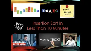 Data Structures Algorithms Made Easy For Interviews Insertion Sort Algorithm
