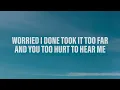SZA - F2F (Lyrics)