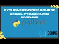 Python Beginner Course - Lesson 3