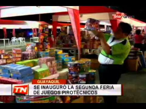 Se inauguró la segunda feria de juegos pirotécnicos