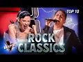 Download Lagu Talents ROCKIN' the Blind Auditions with ROCK CLASSICS on The Voice | Top 10