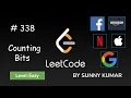 Counting Bits Bit Manipulation 338 LeetCode Day 01