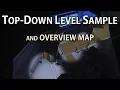 Modular Tech Environment in Unity - Top-Down Sample Level