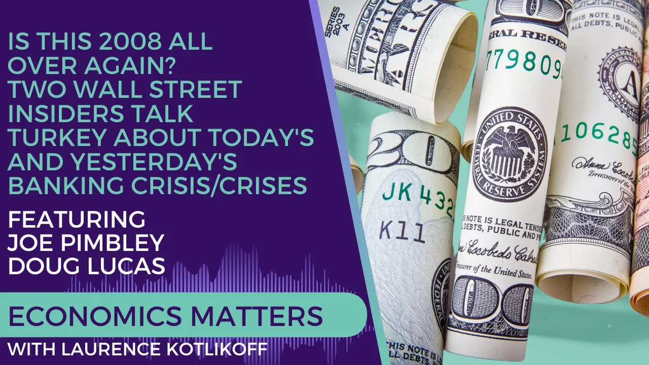 Two Wall Street Insiders Talk Turkey About Today's and Yesterday's Banking Crisis/Crises