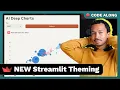 EVERY Streamlit Theming option - Colors Fonts and More