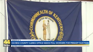 Primary Election Poll Workers needed in Daviess County