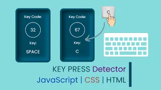 Key Press Detector Using Javascript CSS And HTML Detect Keyboard Presses