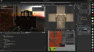 Blender Upbge Wparalax City Generator