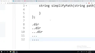 LeetCode 71 Simplify Path intuition