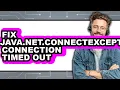 How to Fix Java net connectexception Connection Timed Out easy Method
