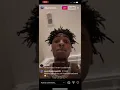 Youngboy and jazlyn play fighting on Insta live