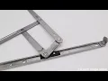 18 inch side hung friction stay for casement window