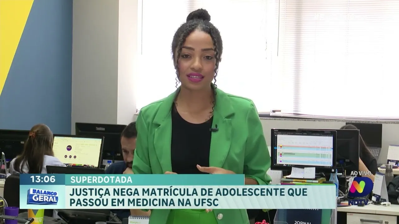 Justiça negou matrícula de adolescente 'superdotada' para medicina na UFSC